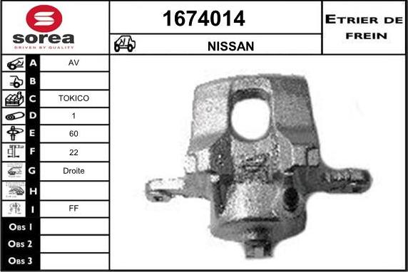 SNRA 1674014 - Pinza freno autozon.pro