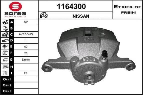 SNRA 1164300 - Pinza freno autozon.pro