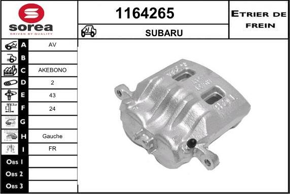 SNRA 1164265 - Pinza freno autozon.pro