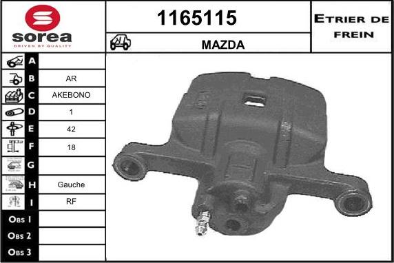 SNRA 1165115 - Pinza freno autozon.pro