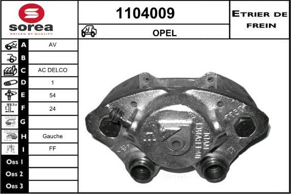 SNRA 1104009 - Pinza freno autozon.pro