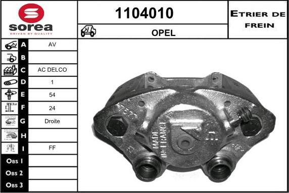 SNRA 1104010 - Pinza freno autozon.pro