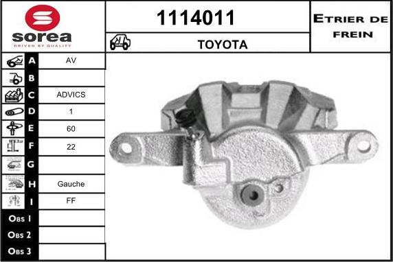 SNRA 1114011 - Pinza freno autozon.pro