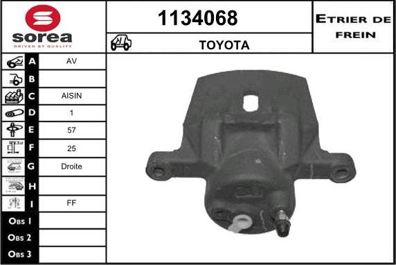 SNRA 1134068 - Pinza freno autozon.pro