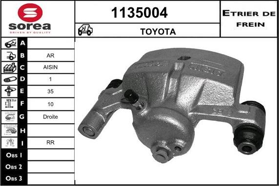 SNRA 1135004 - Pinza freno autozon.pro