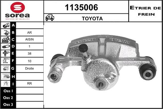 SNRA 1135006 - Pinza freno autozon.pro