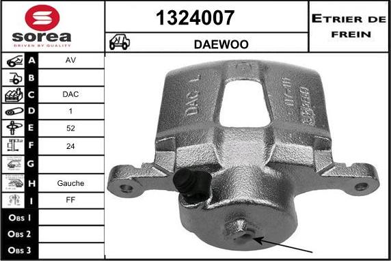 SNRA 1324007 - Pinza freno autozon.pro