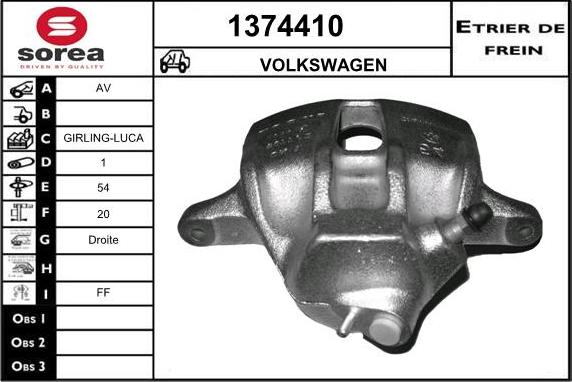 SNRA 1374410 - Pinza freno autozon.pro