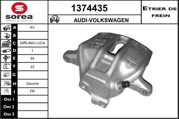 SNRA 1374435 - Pinza freno autozon.pro