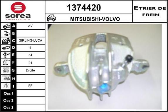 SNRA 1374420 - Pinza freno autozon.pro