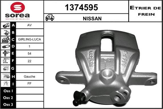 SNRA 1374595 - Pinza freno autozon.pro