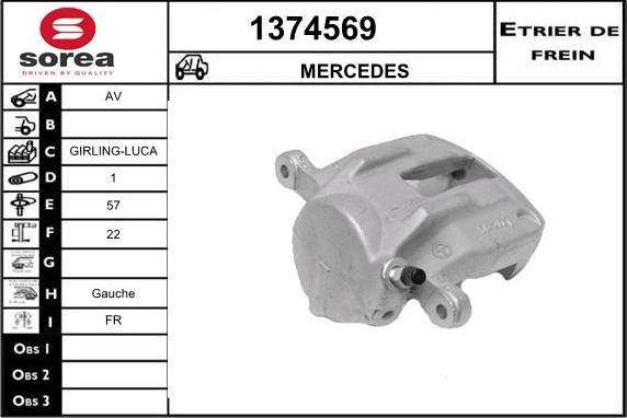 SNRA 1374569 - Pinza freno autozon.pro