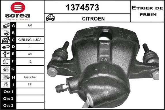 SNRA 1374573 - Pinza freno autozon.pro