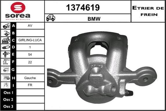 SNRA 1374619 - Pinza freno autozon.pro