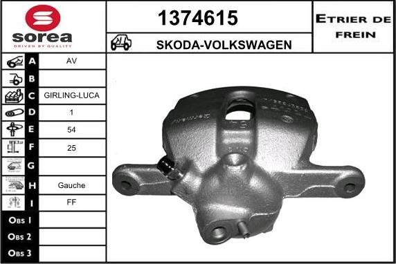 SNRA 1374615 - Pinza freno autozon.pro