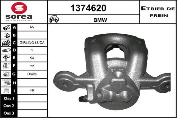 SNRA 1374620 - Pinza freno autozon.pro