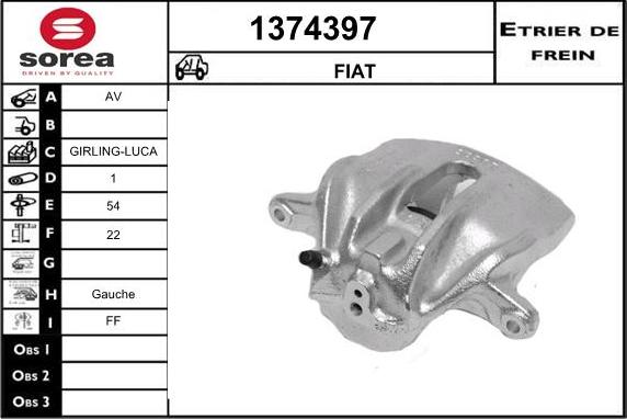 SNRA 1374397 - Pinza freno autozon.pro