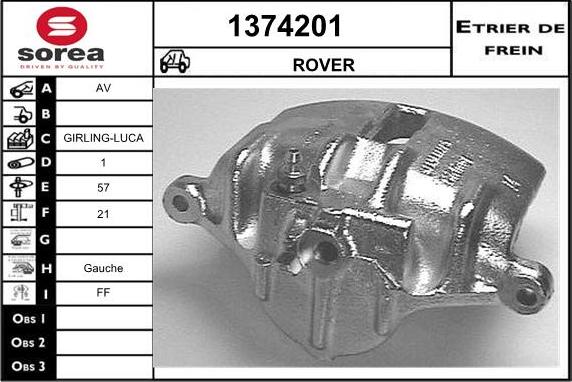 SNRA 1374201 - Pinza freno autozon.pro