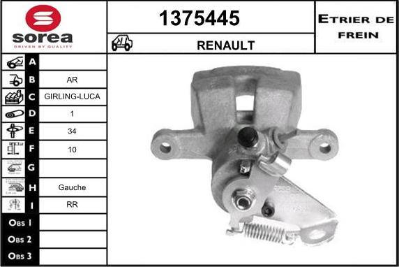 SNRA 1375445 - Pinza freno autozon.pro