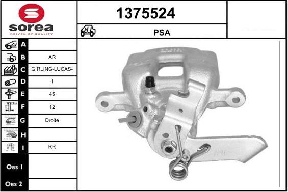 SNRA 1375524 - Pinza freno autozon.pro