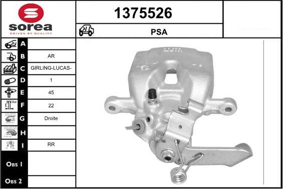 SNRA 1375526 - Pinza freno autozon.pro