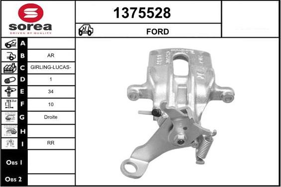 SNRA 1375528 - Pinza freno autozon.pro