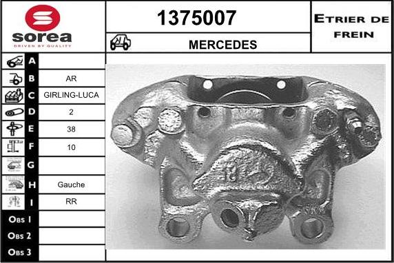 SNRA 1375007 - Pinza freno autozon.pro