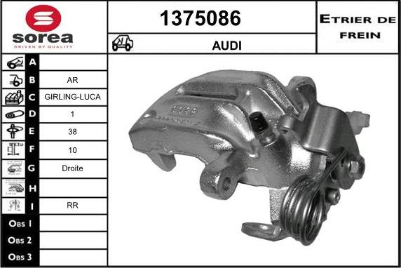 SNRA 1375086 - Pinza freno autozon.pro