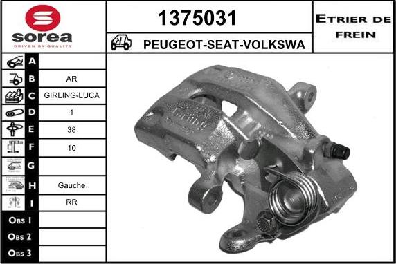 SNRA 1375031 - Pinza freno autozon.pro