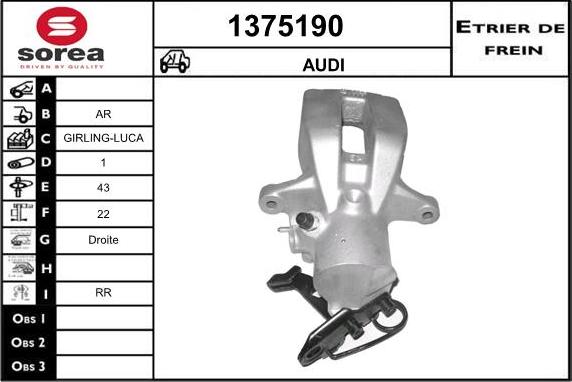 SNRA 1375190 - Pinza freno autozon.pro