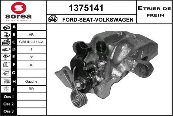 SNRA 1375141 - Pinza freno autozon.pro