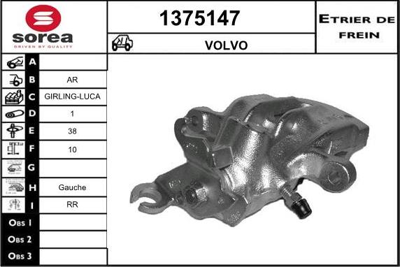 SNRA 1375147 - Pinza freno autozon.pro