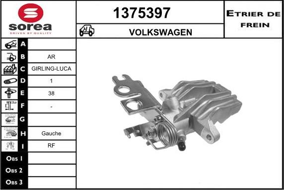 SNRA 1375397 - Pinza freno autozon.pro