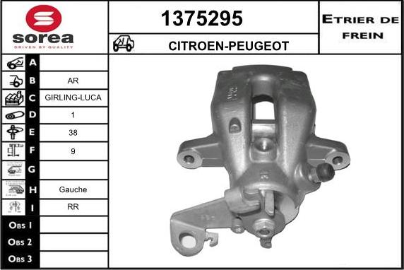 SNRA 1375295 - Pinza freno autozon.pro