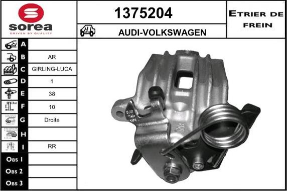 SNRA 1375204 - Pinza freno autozon.pro