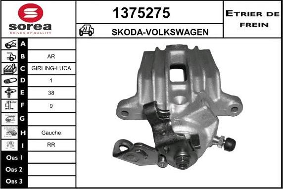 SNRA 1375275 - Pinza freno autozon.pro