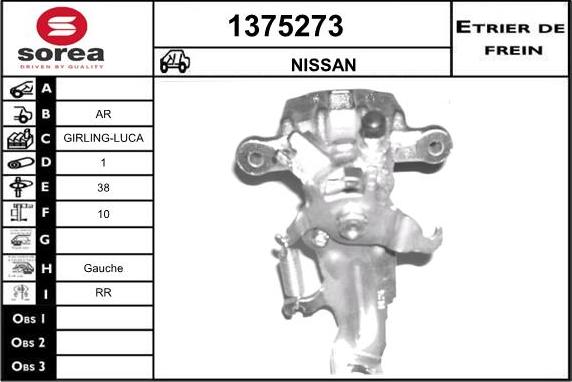 SNRA 1375273 - Pinza freno autozon.pro