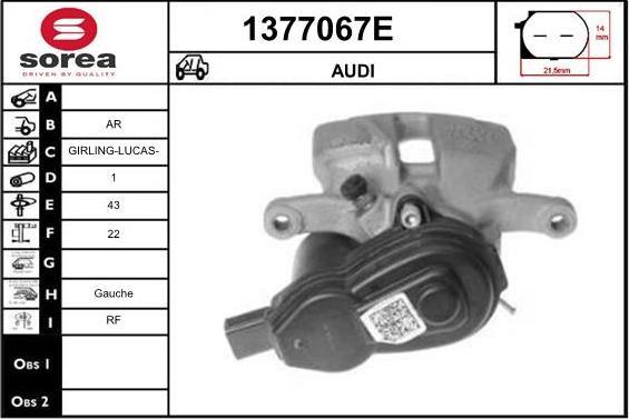 SNRA 1377067E - Pinza freno autozon.pro