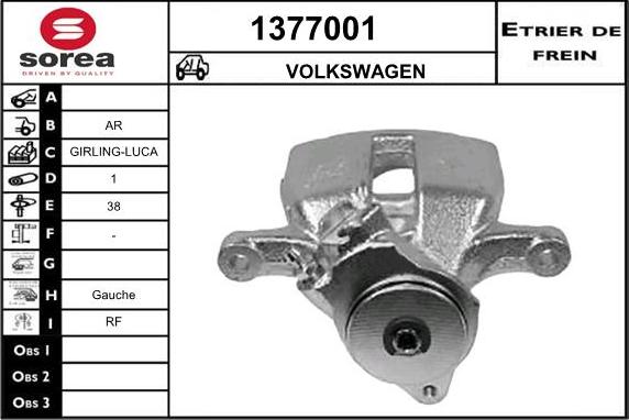 SNRA 1377001 - Pinza freno autozon.pro