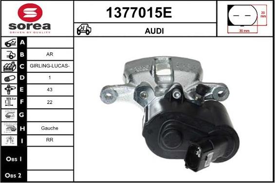 SNRA 1377015E - Pinza freno autozon.pro