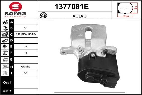 SNRA 1377081E - Pinza freno autozon.pro