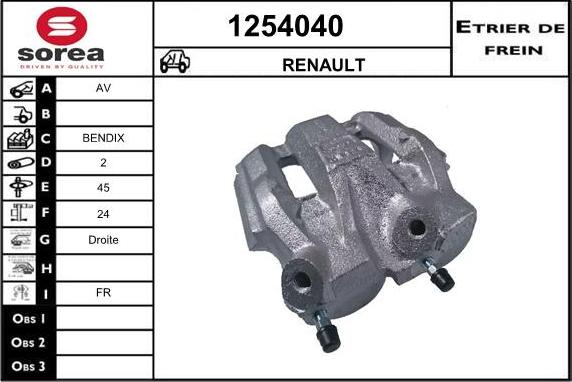 SNRA 1254040 - Pinza freno autozon.pro