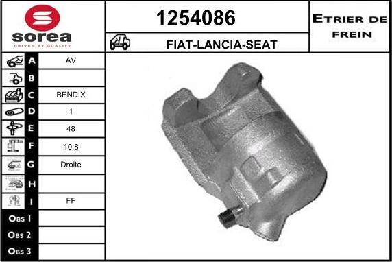 SNRA 1254086 - Pinza freno autozon.pro