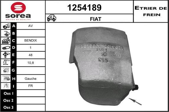 SNRA 1254189 - Pinza freno autozon.pro