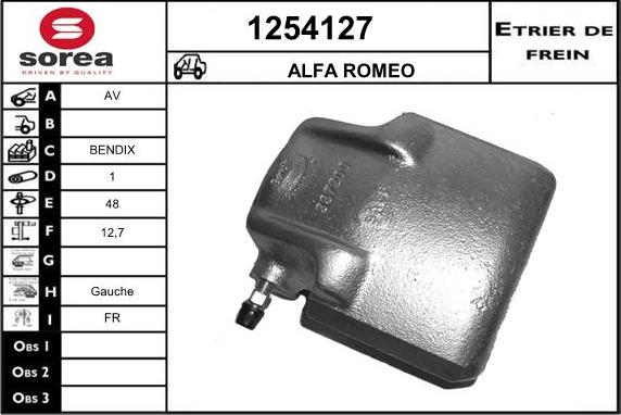 SNRA 1254127 - Pinza freno autozon.pro