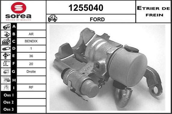 SNRA 1255040 - Pinza freno autozon.pro