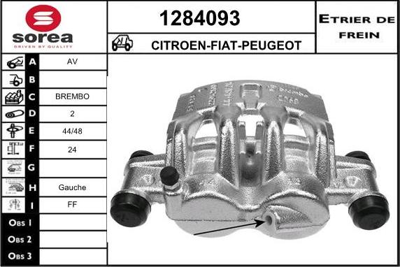 SNRA 1284093 - Pinza freno autozon.pro