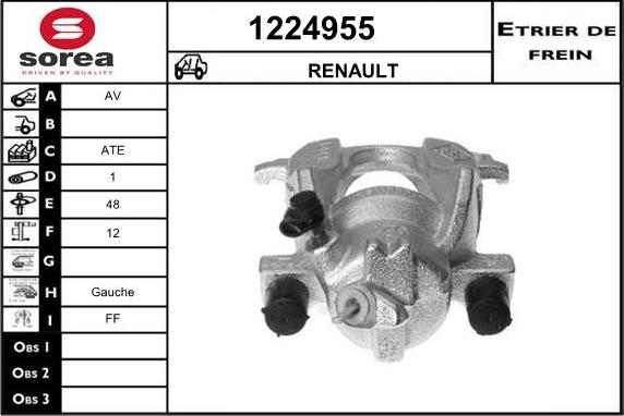 SNRA 1224955 - Pinza freno autozon.pro