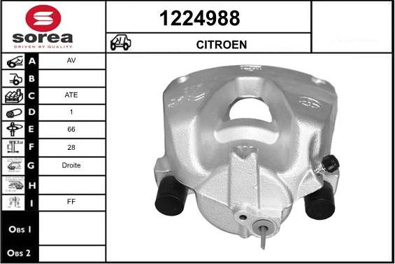 SNRA 1224988 - Pinza freno autozon.pro