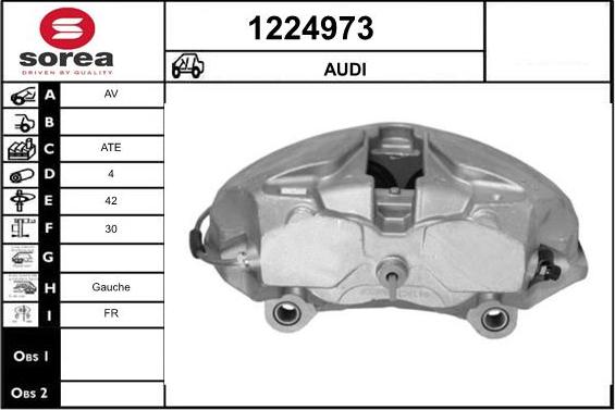 SNRA 1224973 - Pinza freno autozon.pro